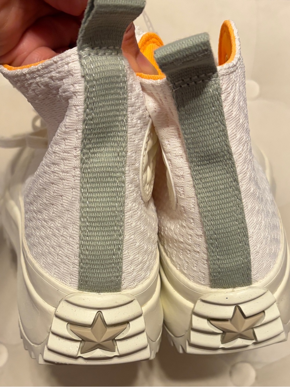 Converse White Trainer Canvas Sneakers